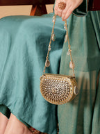 Mini kundan mosaic bag