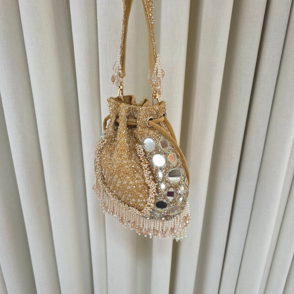 Mirror potli [ gold]