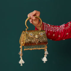 Alaka mini bag [ antique gold ]