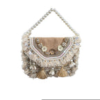 Banjara Bag (Gold and White)