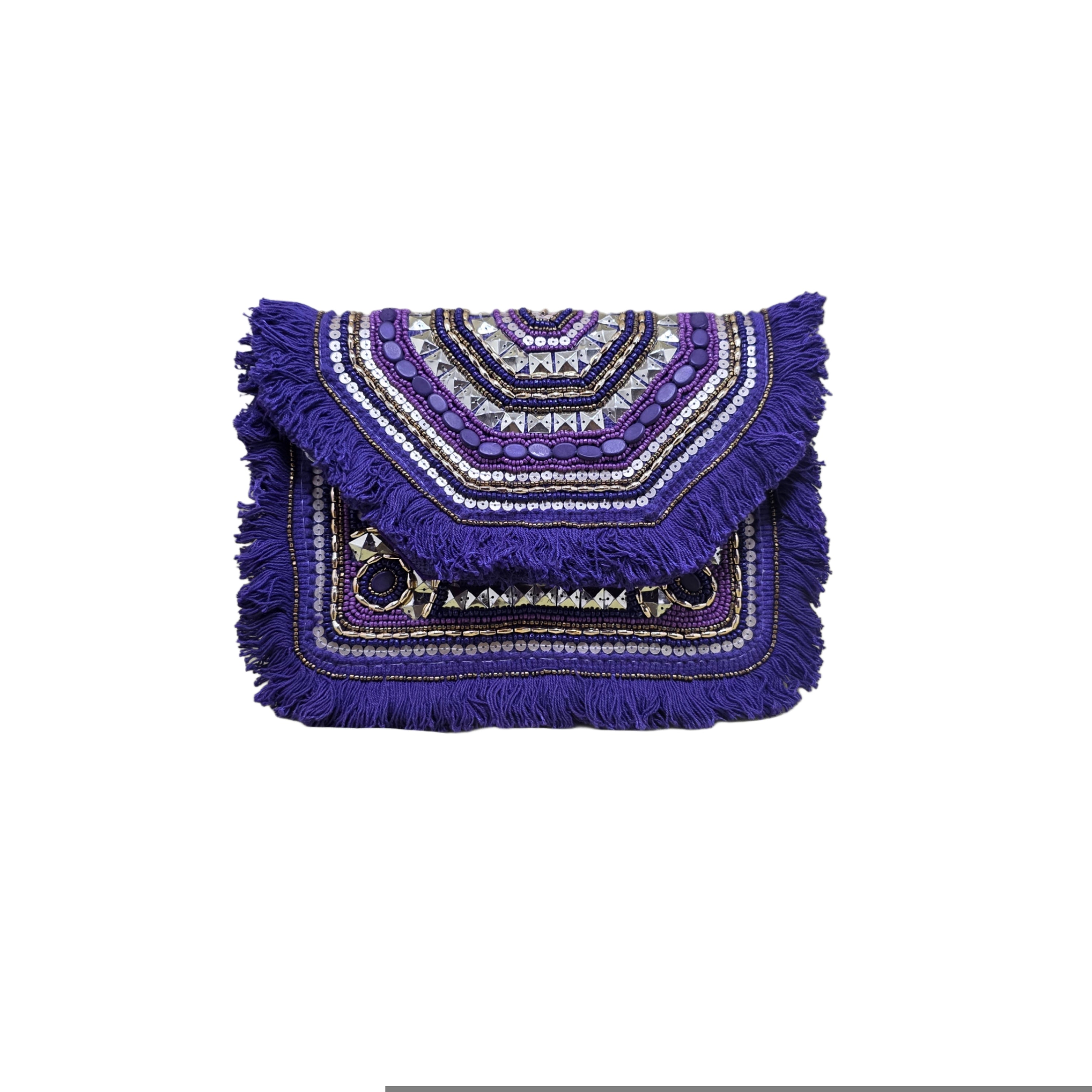 Hot purple Boho bag Secondary image