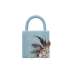 Feather saga evil eye mini [ baby blue]