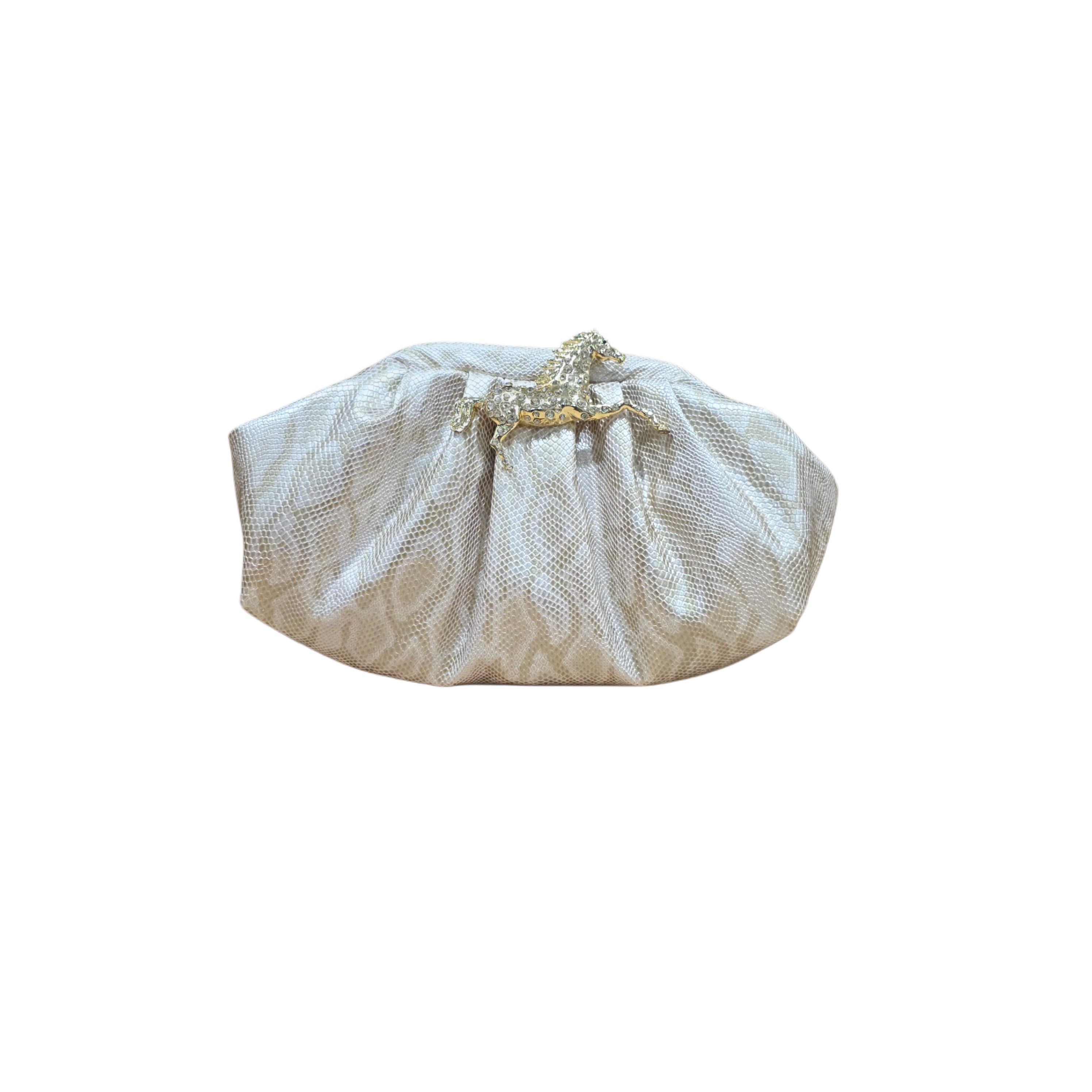 Horse pouchette bag [Cream gold]