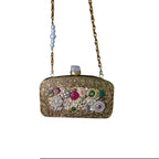 Mosaic kundan bag
