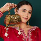 Alaka mini bag [ antique gold ]