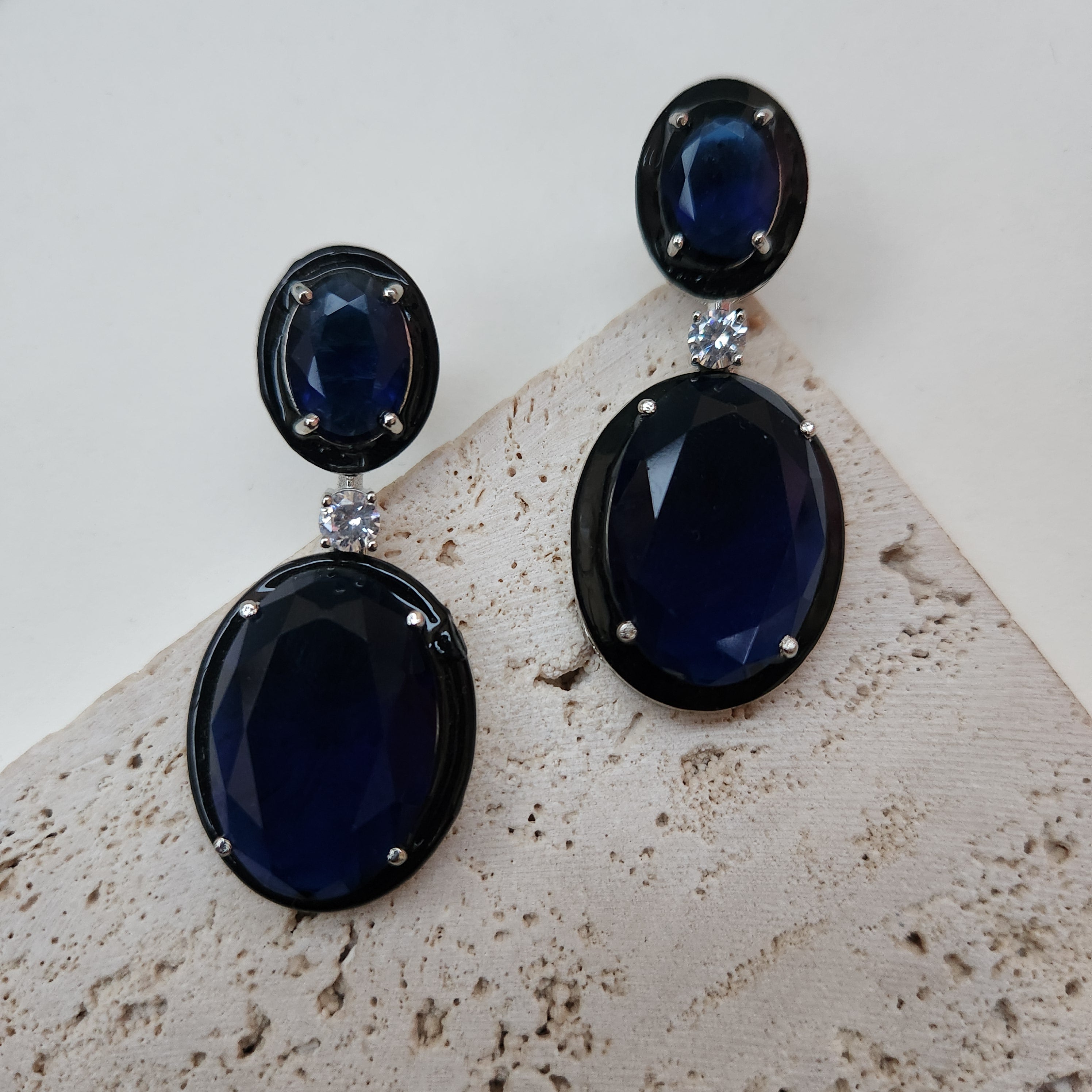 Blue Doublet With Black Enamel