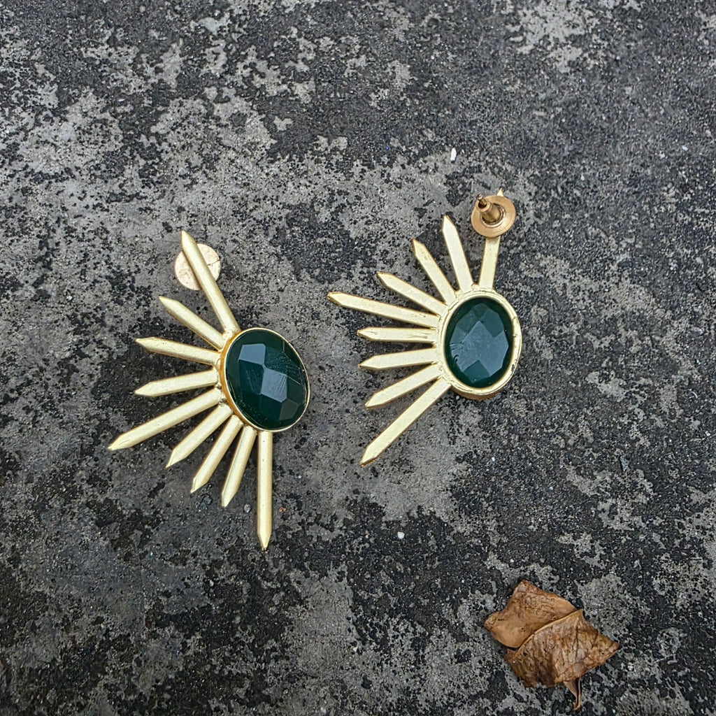 Arrow studs [green]