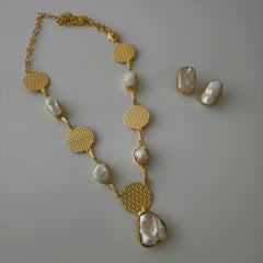 Disc Mop Necklace Set