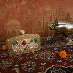 Mosaic kundan bag