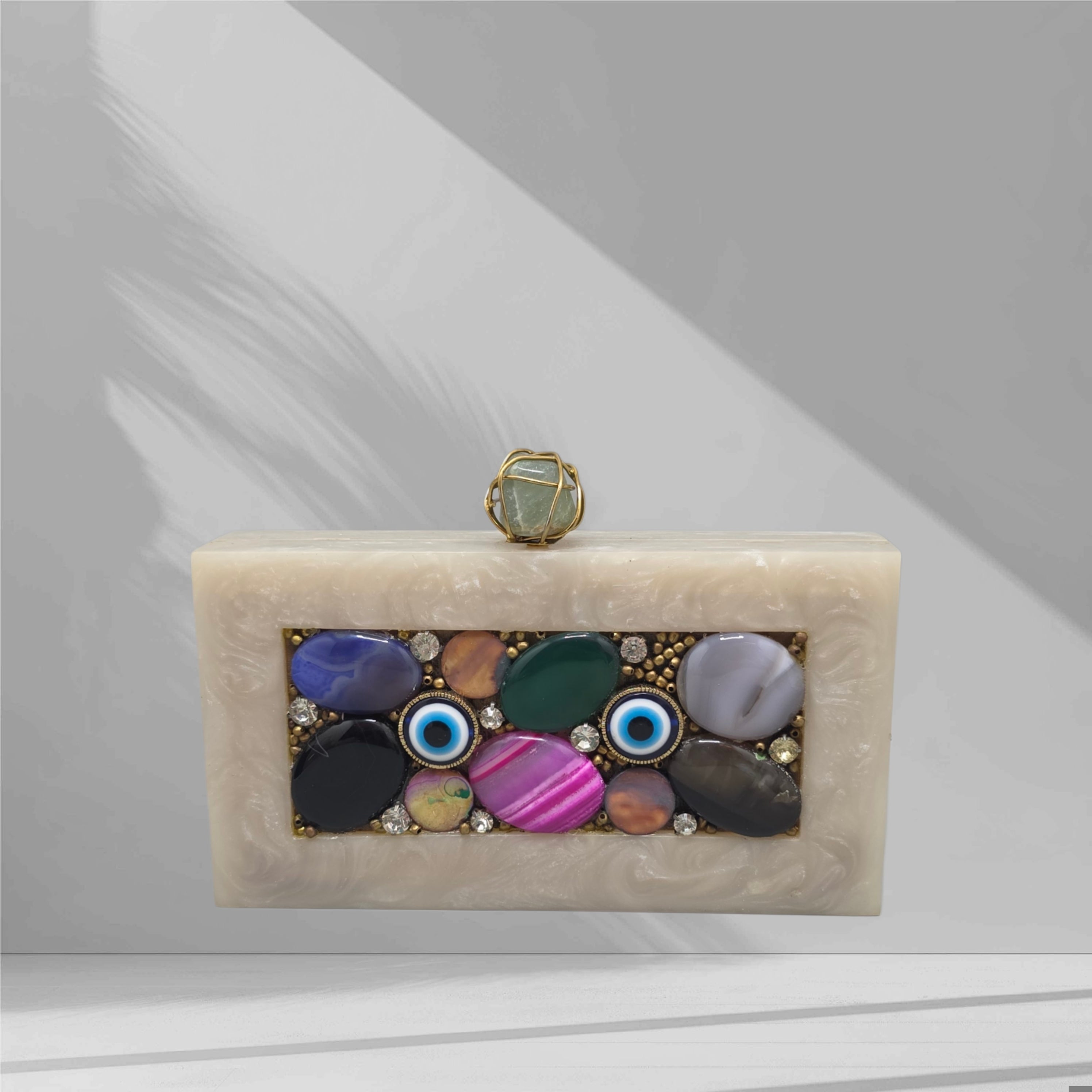 Multi Stone Evil Eye Bag Main image