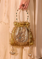 Kundan gota potli[Gold]