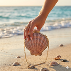 Sea shell mini clutch