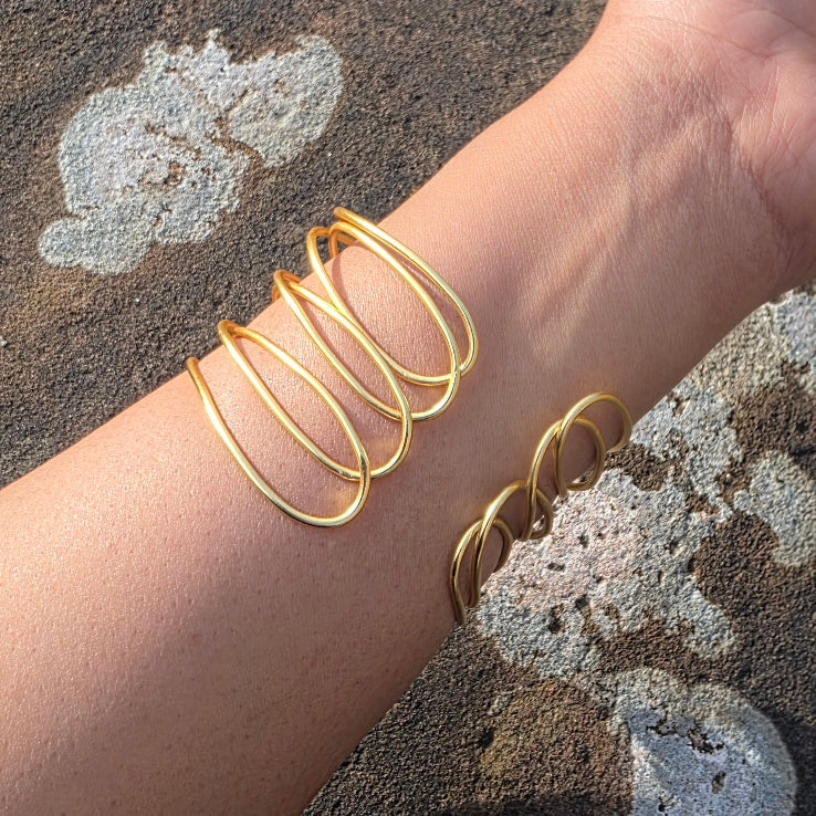 Pearl Arrow Cuff