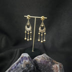Hammered chandbali