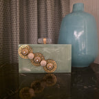 Moraccan Button Bag [mint green]