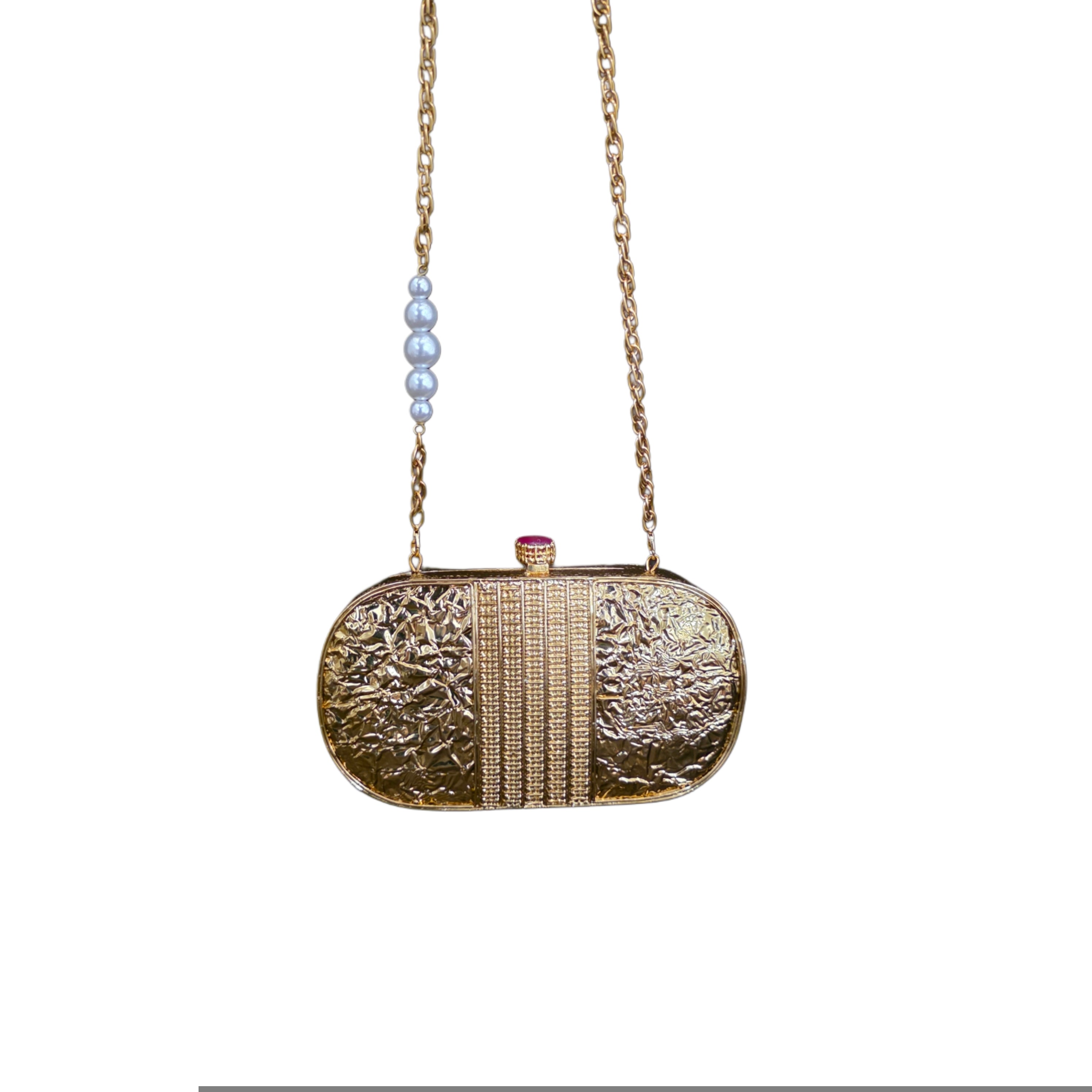 Mira navratna clutch bag