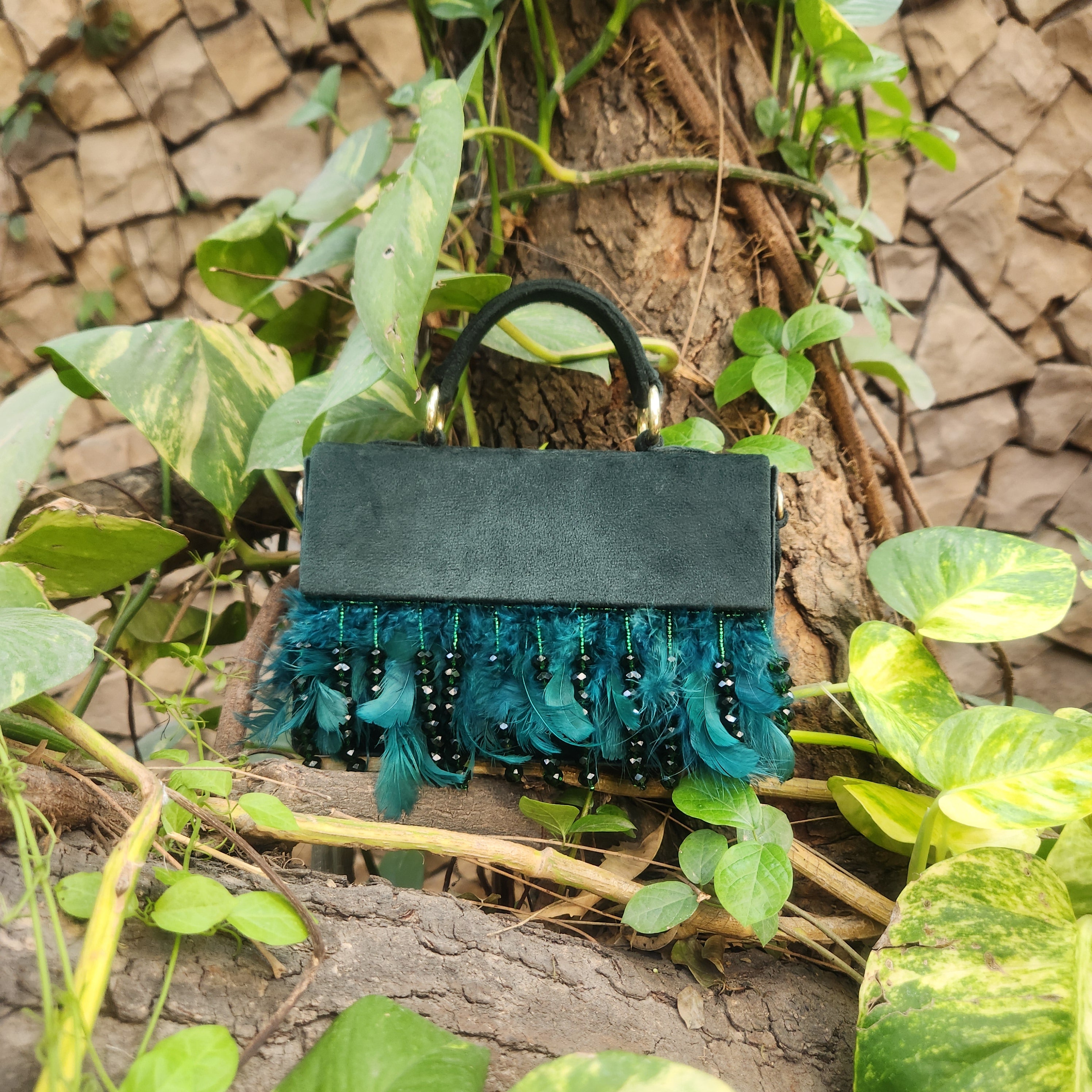 Lizzie Feather Bag Main image