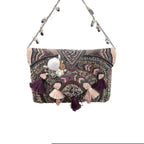 Laiba Flap Bag close-up of embroidery detail