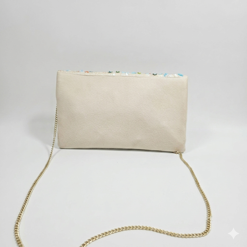 Floral Sea Shell flap Bag.