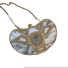 Zeina clutch bag[ Grey]