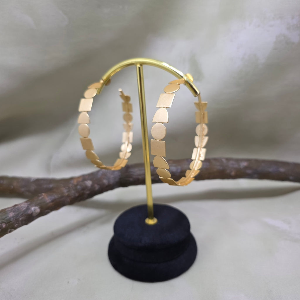 Big size brass hoops