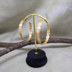Big size brass hoops