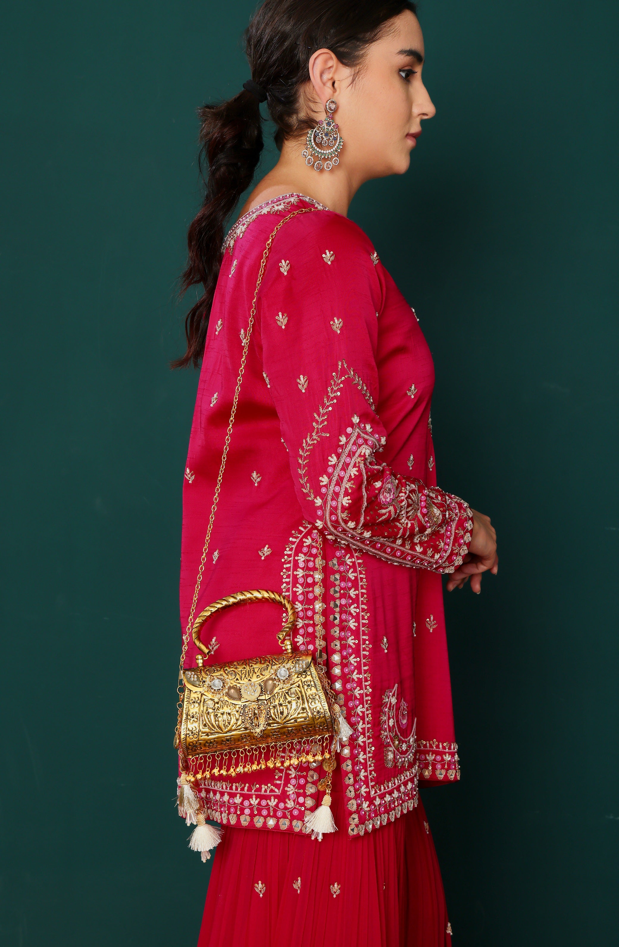 Alaka mini bag [ antique gold ] Secondary image