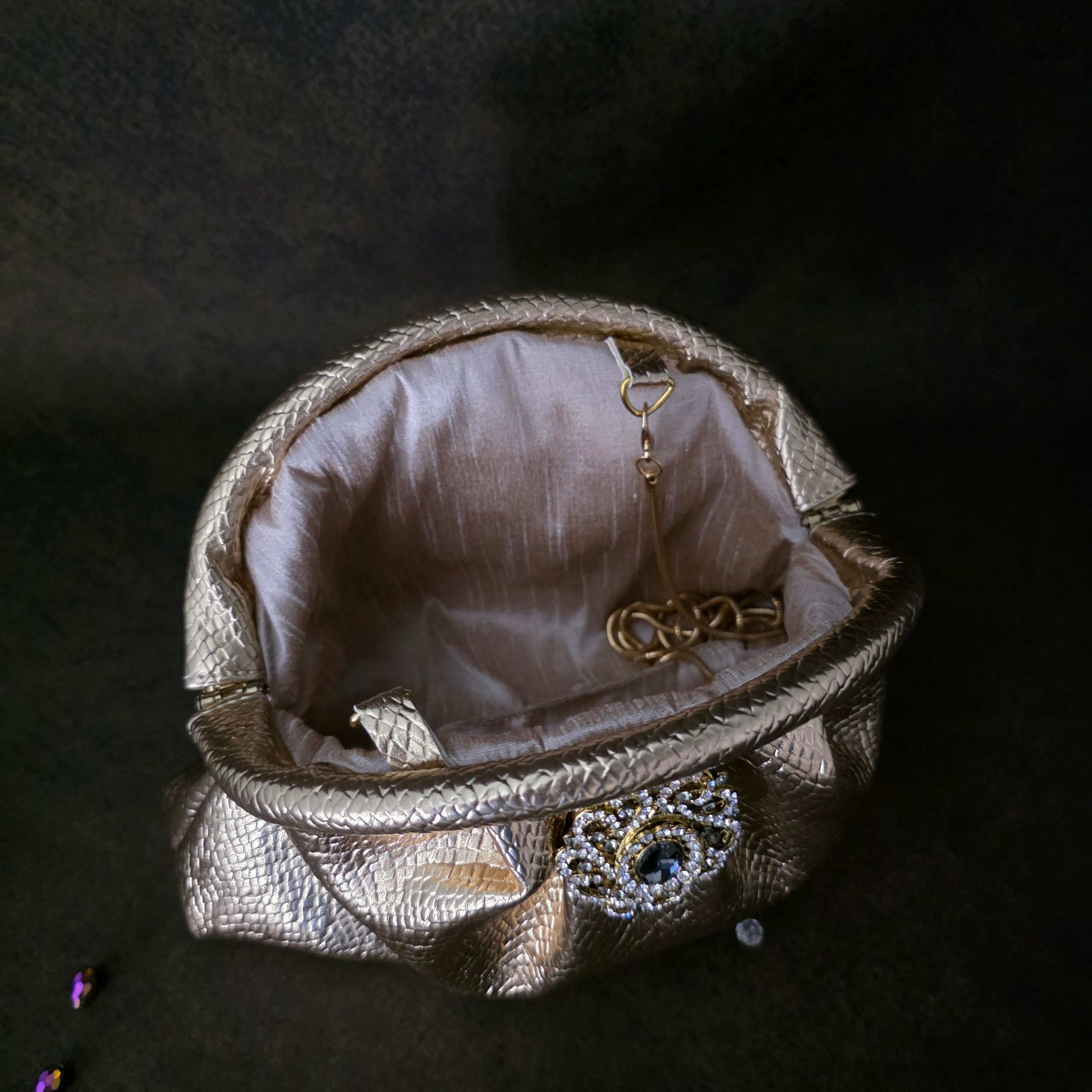 Victorian pouchette [ Rose gold]
