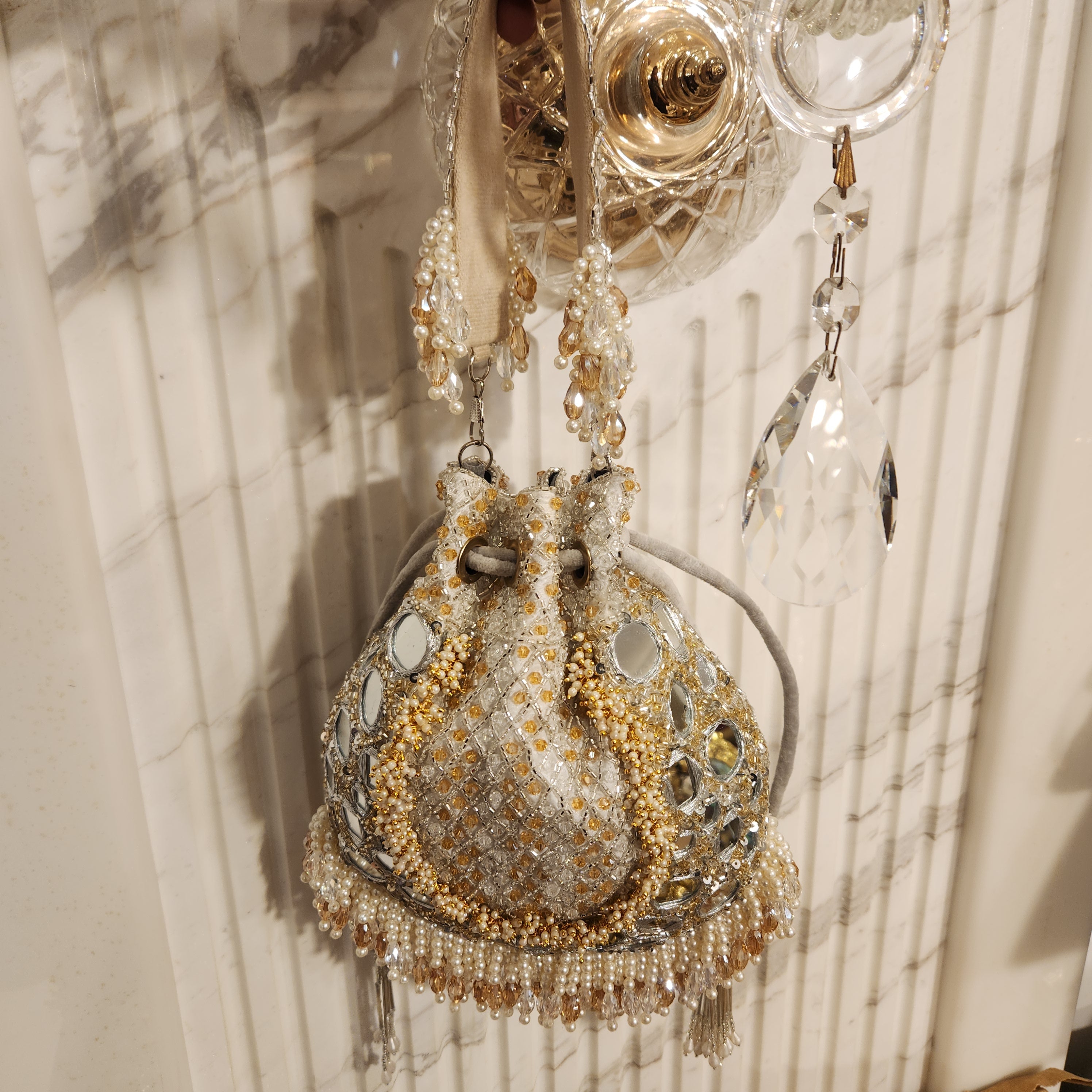 Mirror Potli[silver] Secondary image