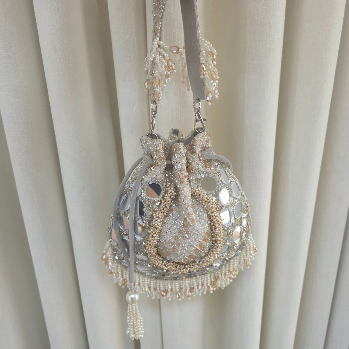 Mirror Potli[silver]