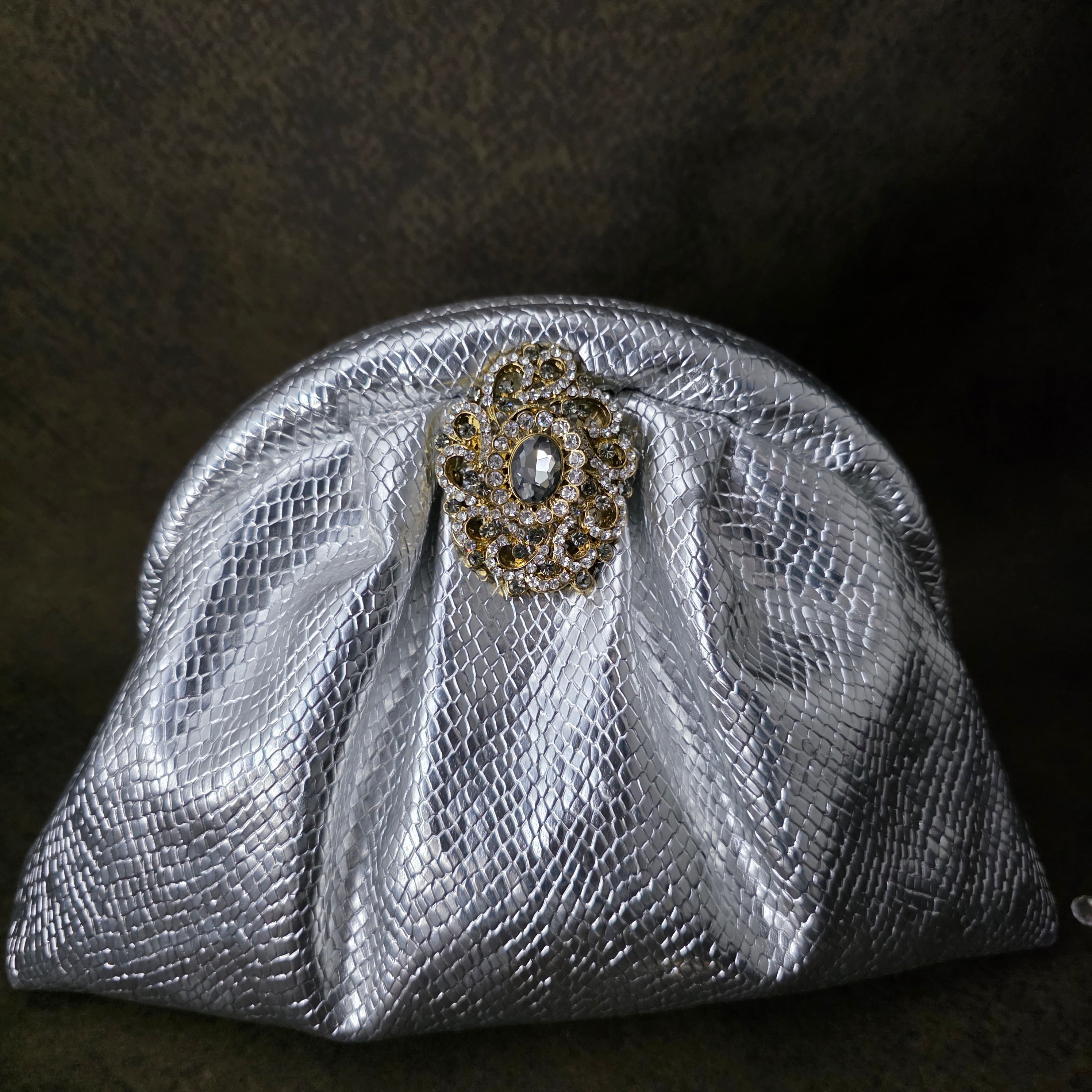 Victorian pouchette - silver