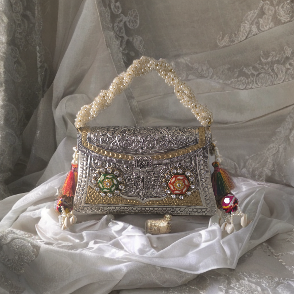 Multi Meenakari Bag