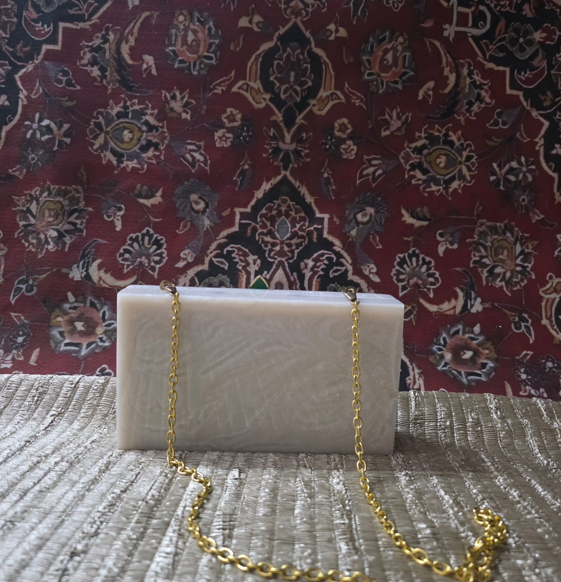 The Enchanted Chandbali Bag [ ivory white ] Secondary image