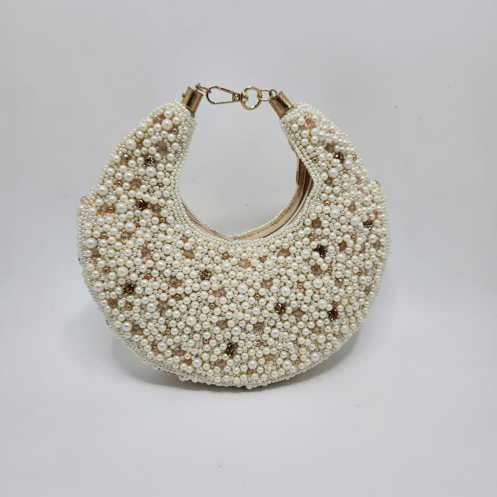 The Pearl Half Moon Bag