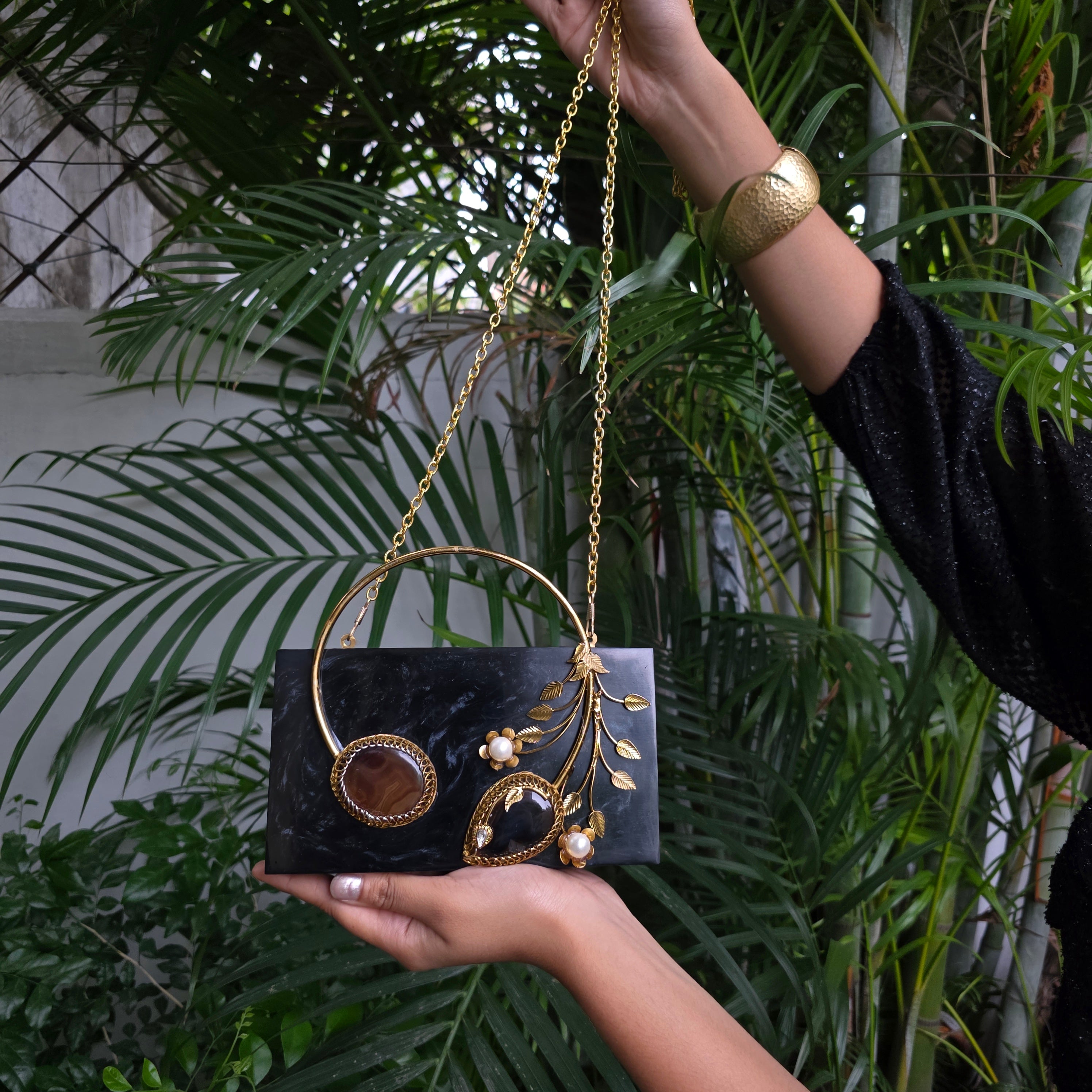 Bloomingdale bag in black