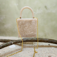 Feather saga evil eye mini [ivory white ]