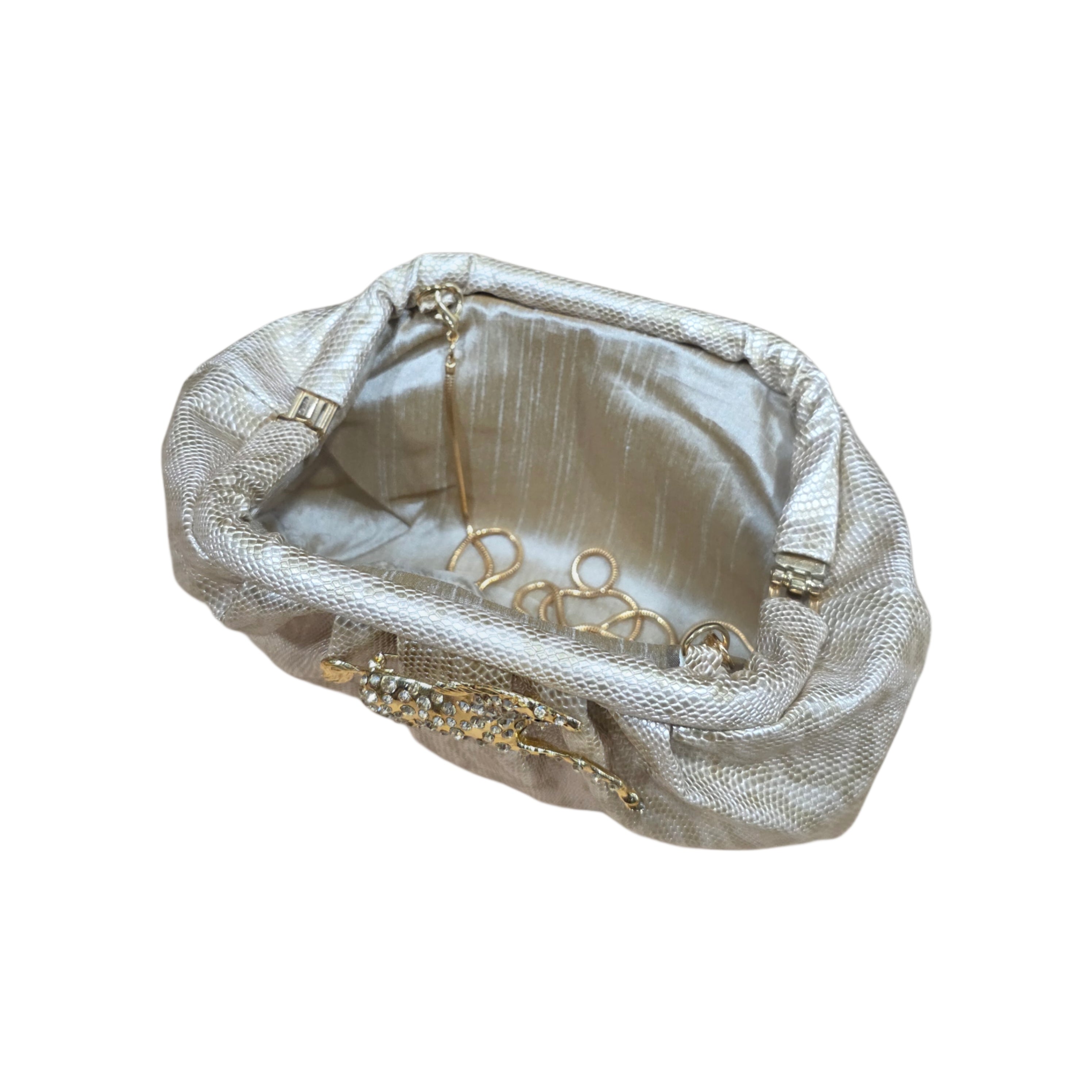 Horse pouchette bag [Cream gold]