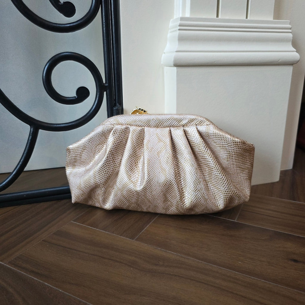 Horse pouchette bag [Cream gold]