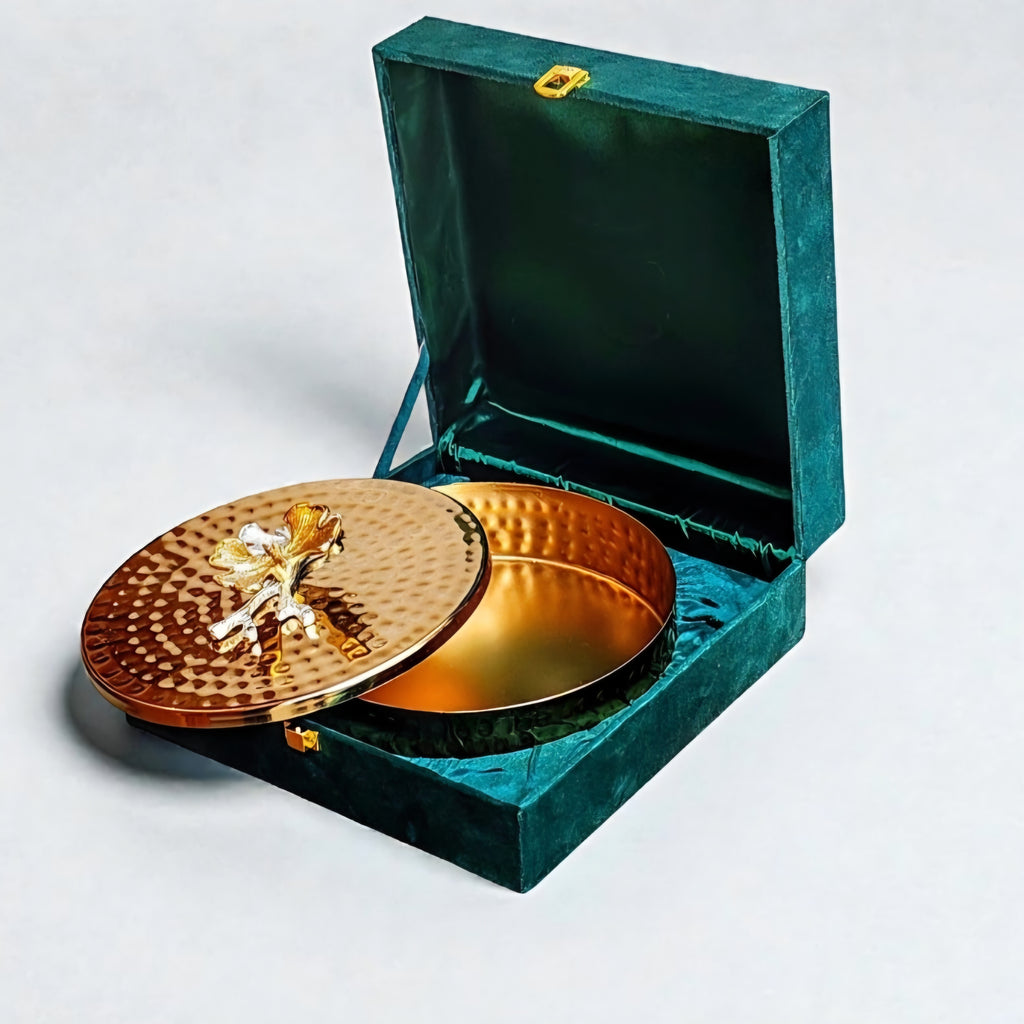 Twin butterfly metal box