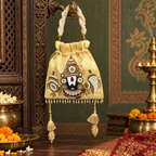 The Tirupati potli bag [ Golden]