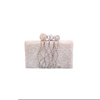 Three Stone Criss Cross Clutch
