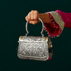 Anwesha bag in silver