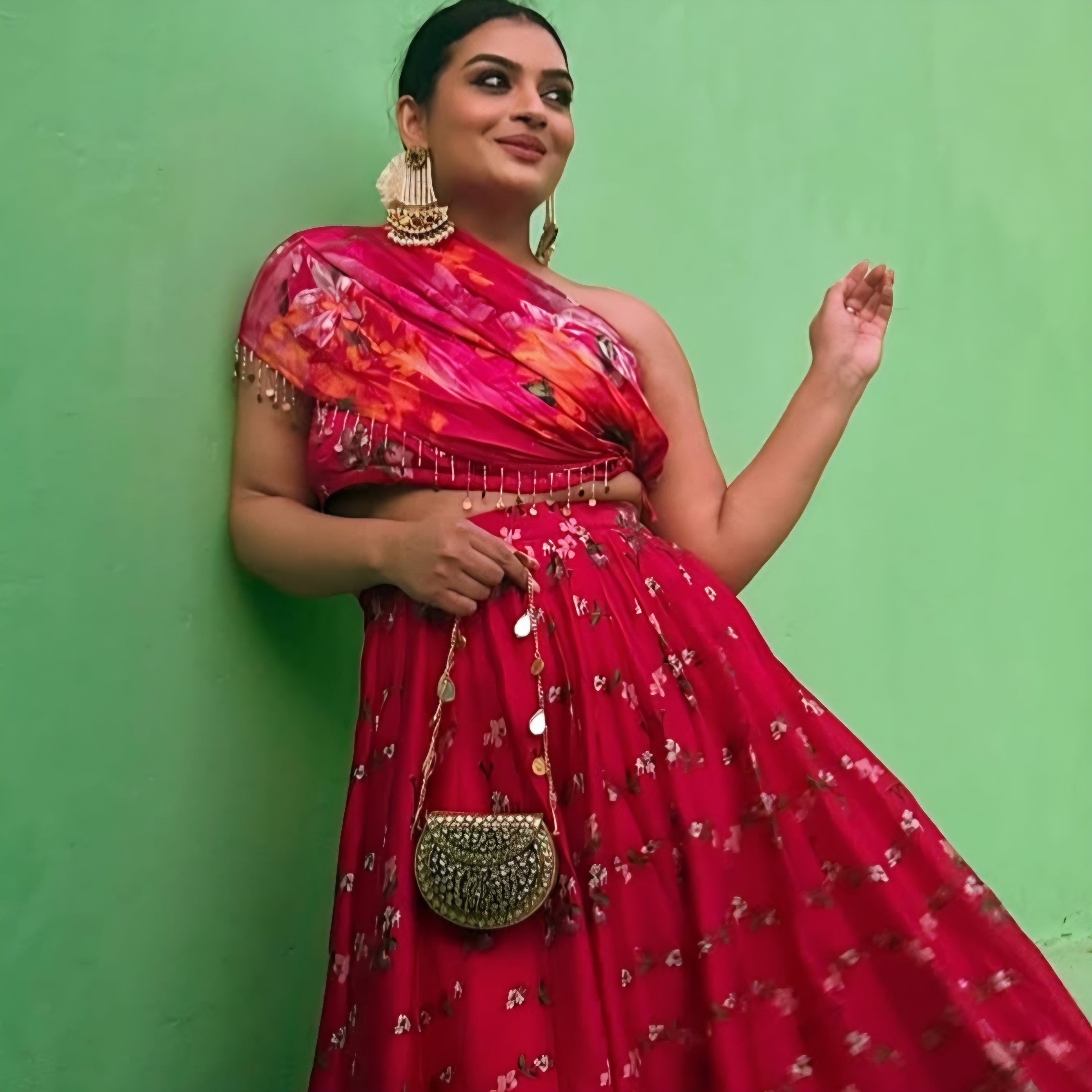 Mini kundan mosaic bag Secondary image