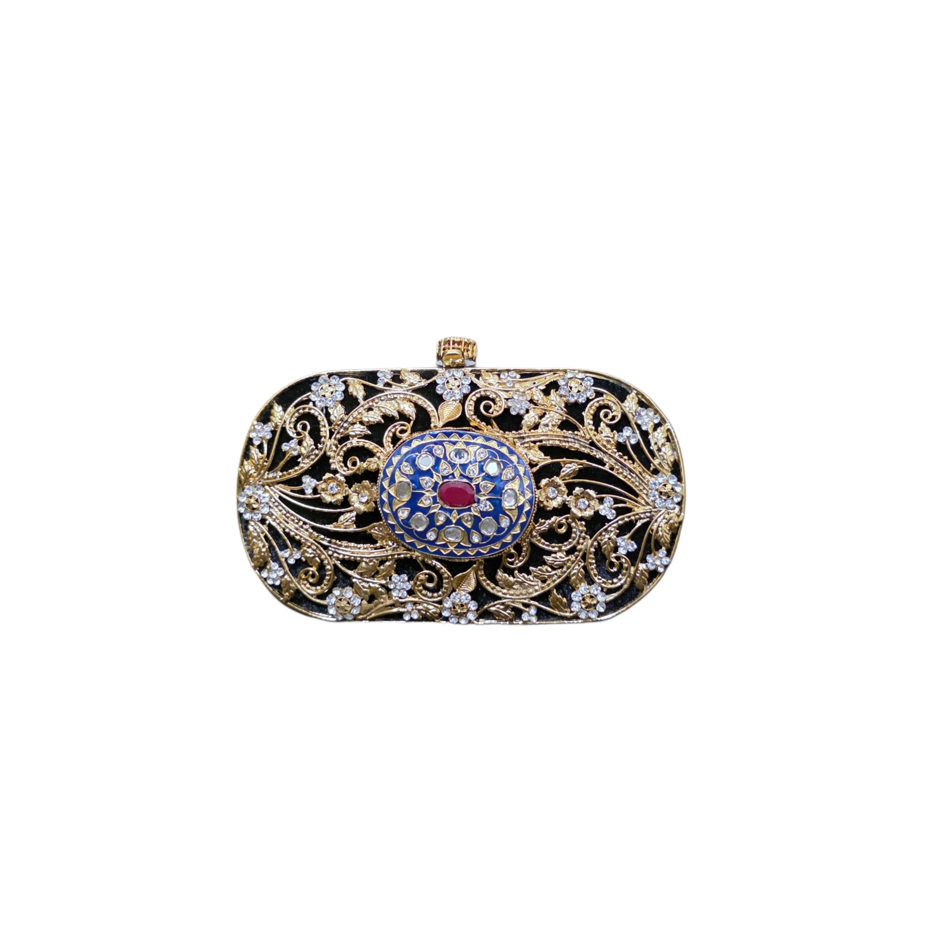 Mira navratna clutch bag
