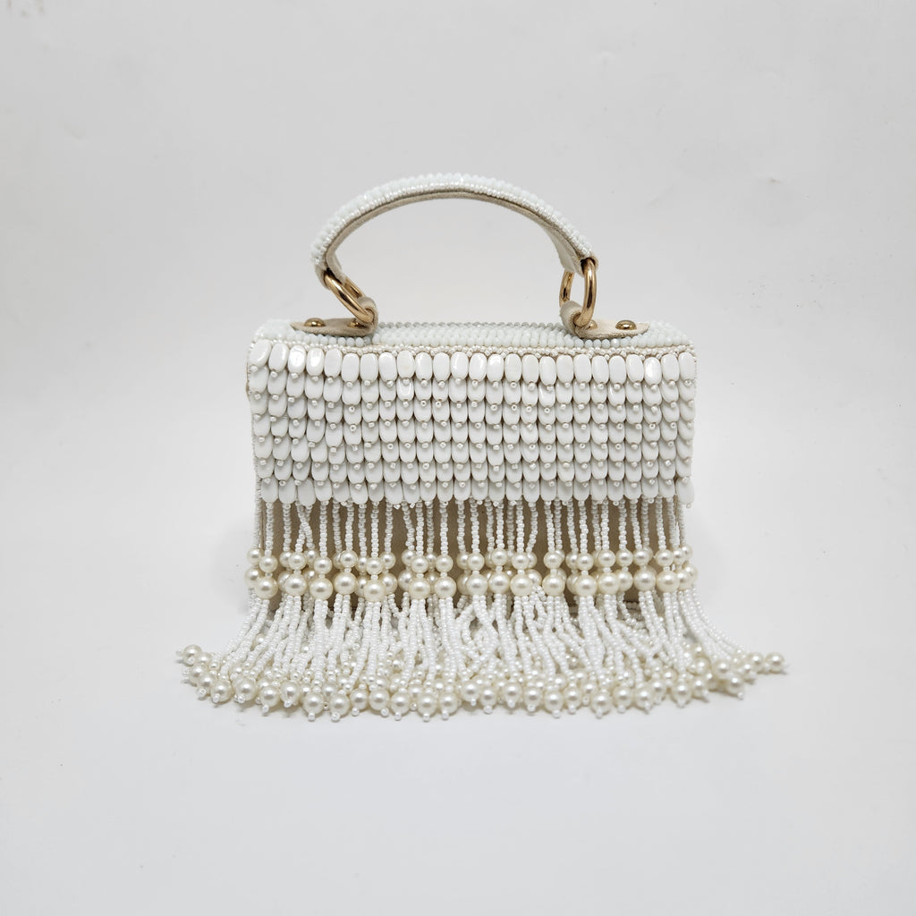 The Reha Bag[ ivory white]