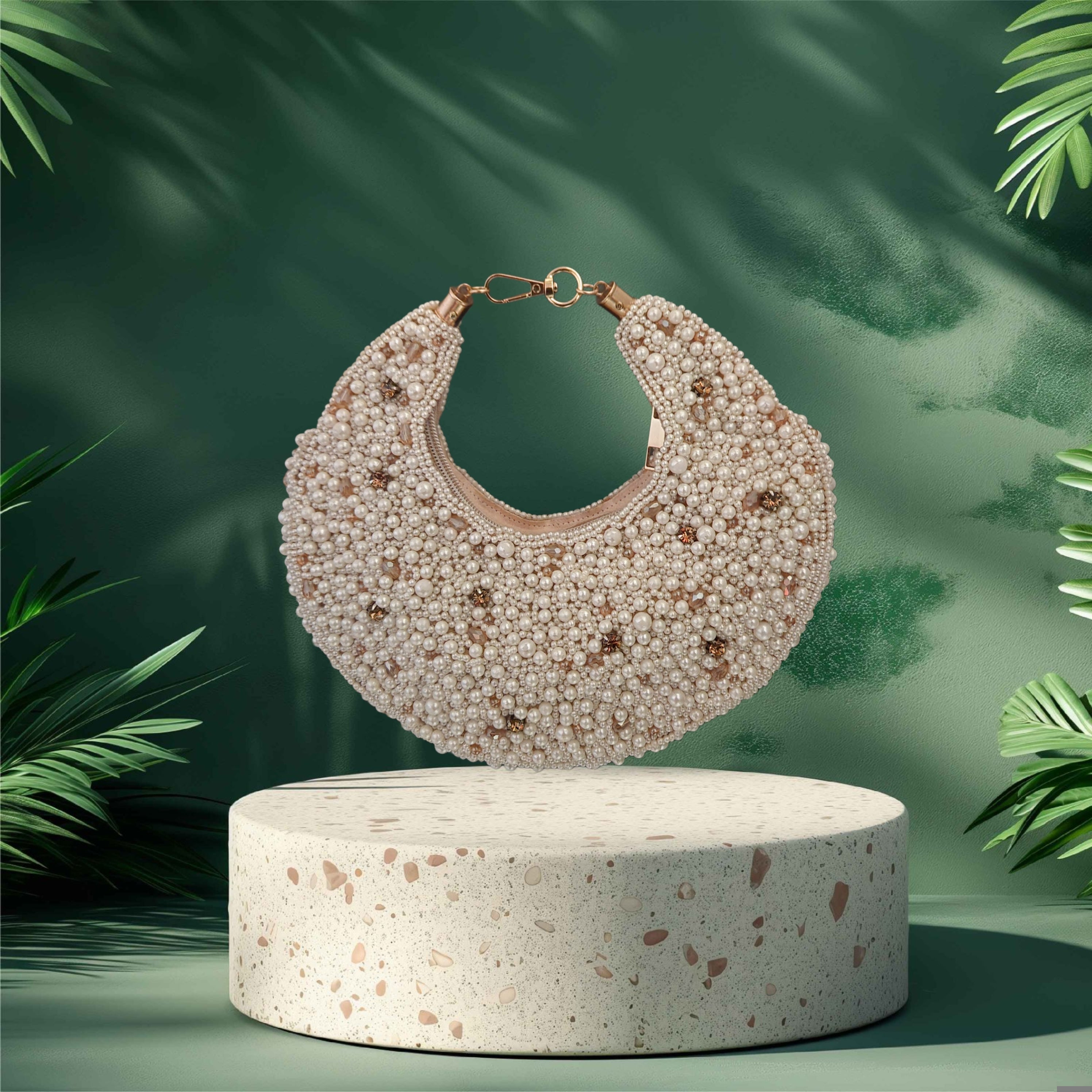The Pearl Half Moon Bag Main image