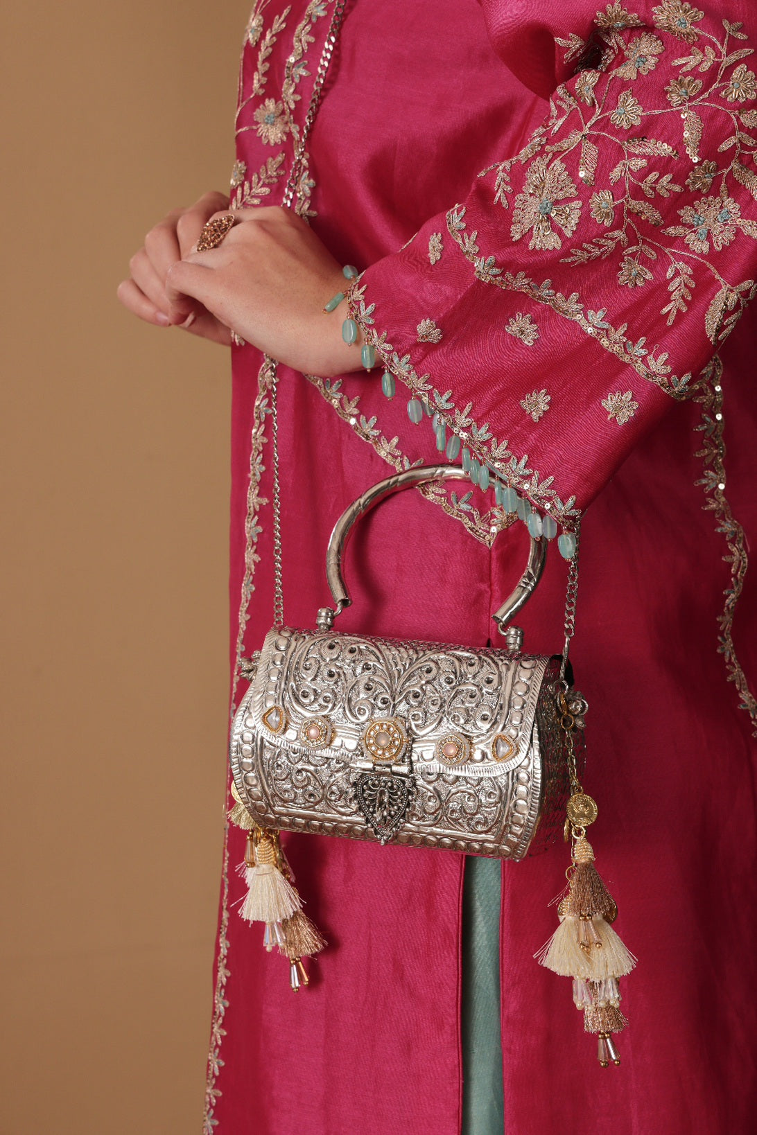 Navya bag [ Silver]