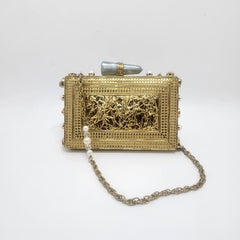 Nadia clutch [ green abalone]