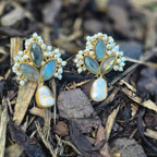 Tri labradorite pearl chip Droplet