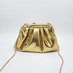 Crystal Unicorn Pouchette (Gold with silver broach)